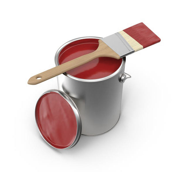 Paint Can and Brush